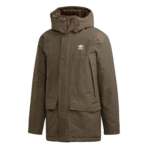 adidas parka herren beige